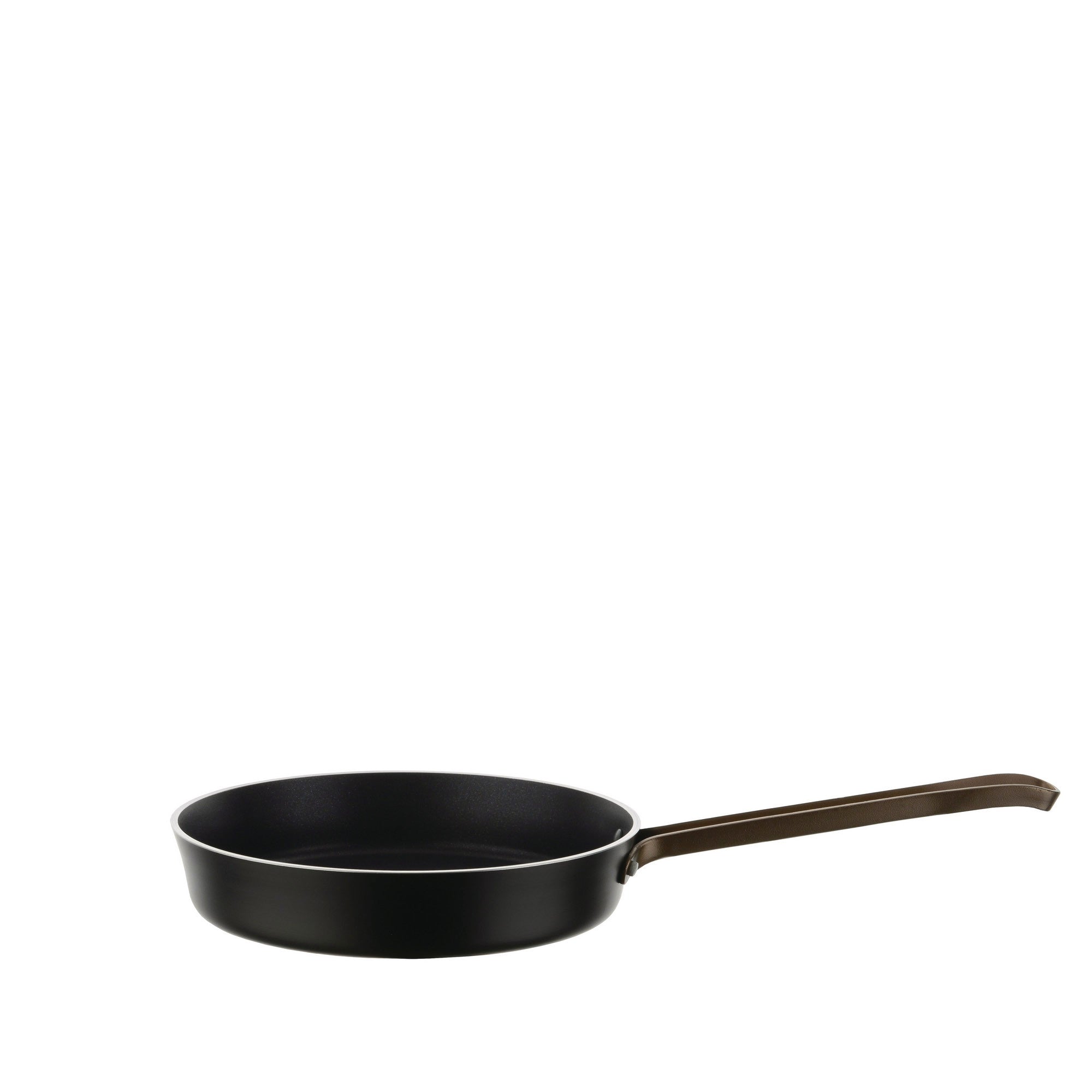 Alessi Edo Frying Pan with Long Handle in Aluminum with Non-Stick Coating, cm 24