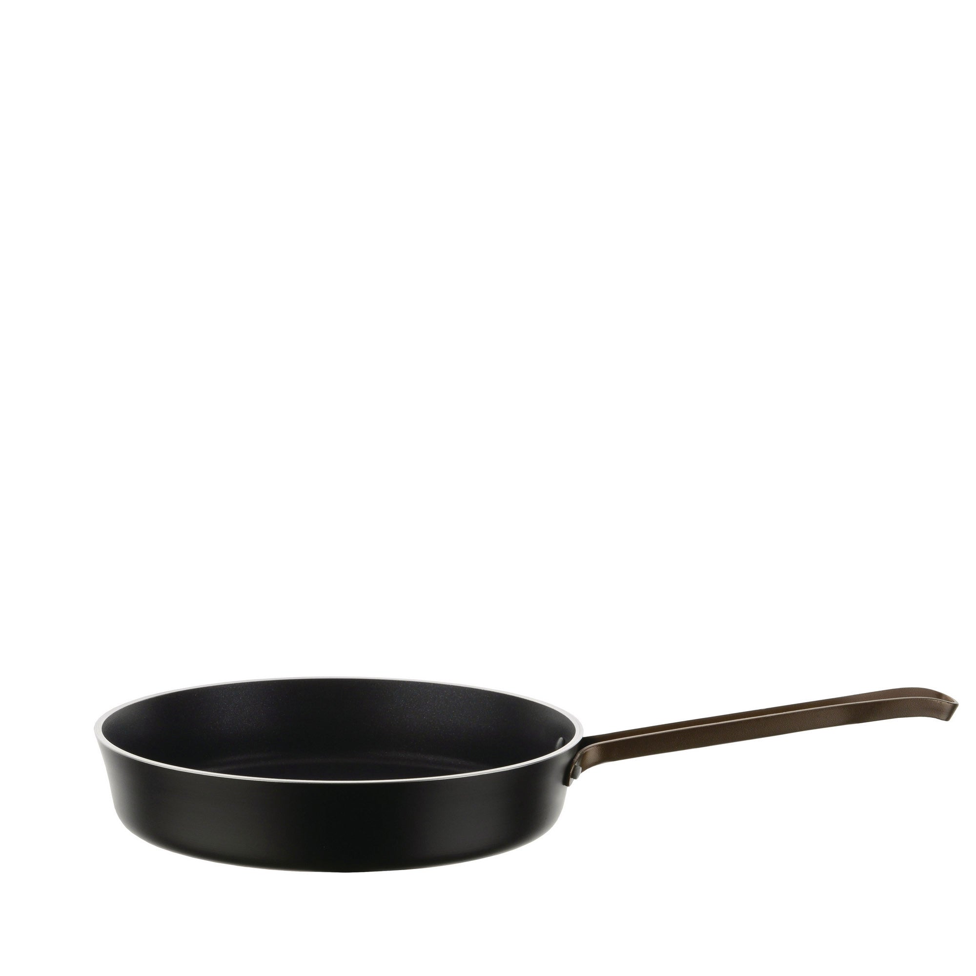 Alessi Edo Frying Pan with Long Handle with Non-Stick Coating, cm 28