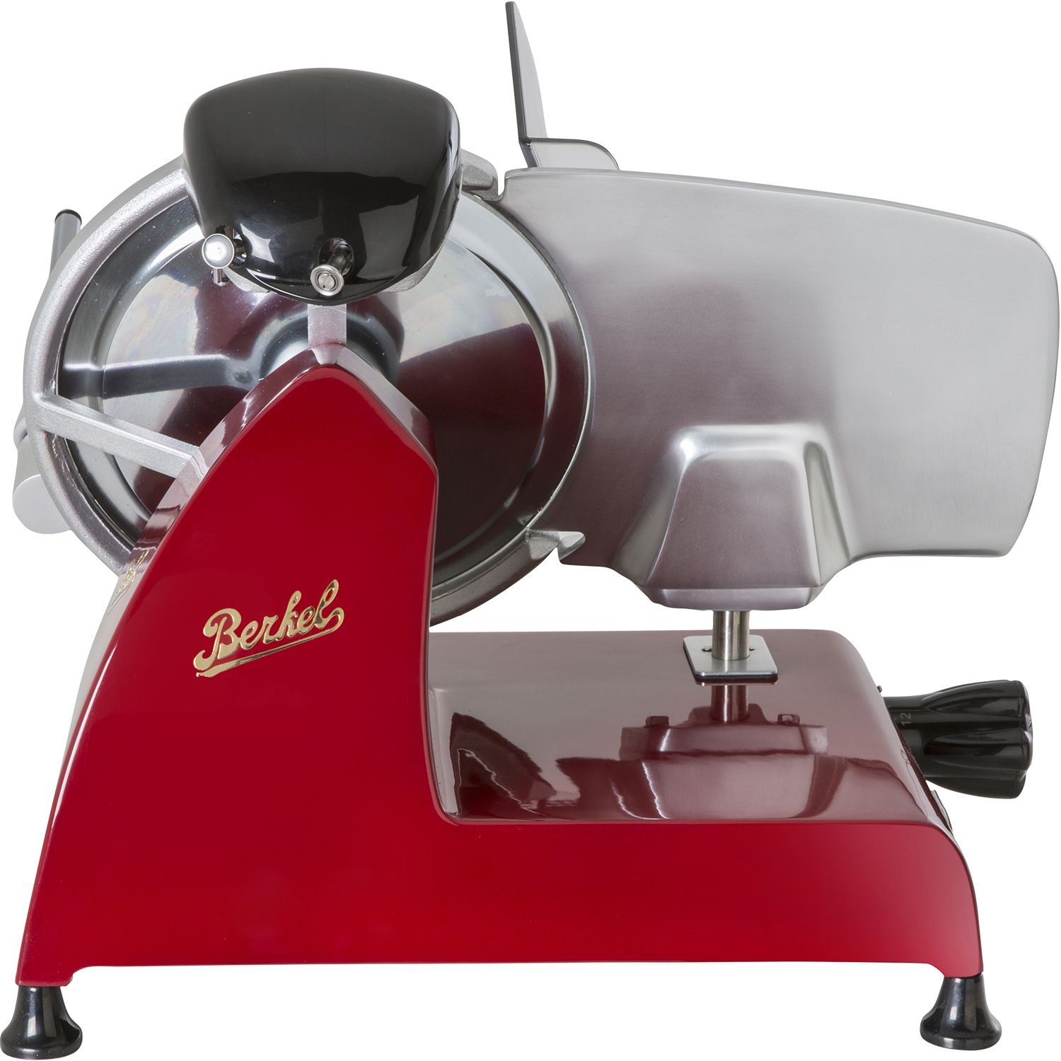 Berkel Red line 250 slicer + Red ash and stainless steel chopping board