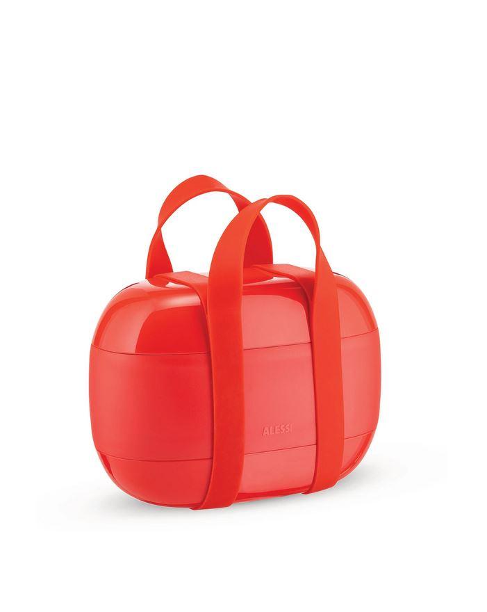 Alessi Food à porter Lunch Box with three compartments