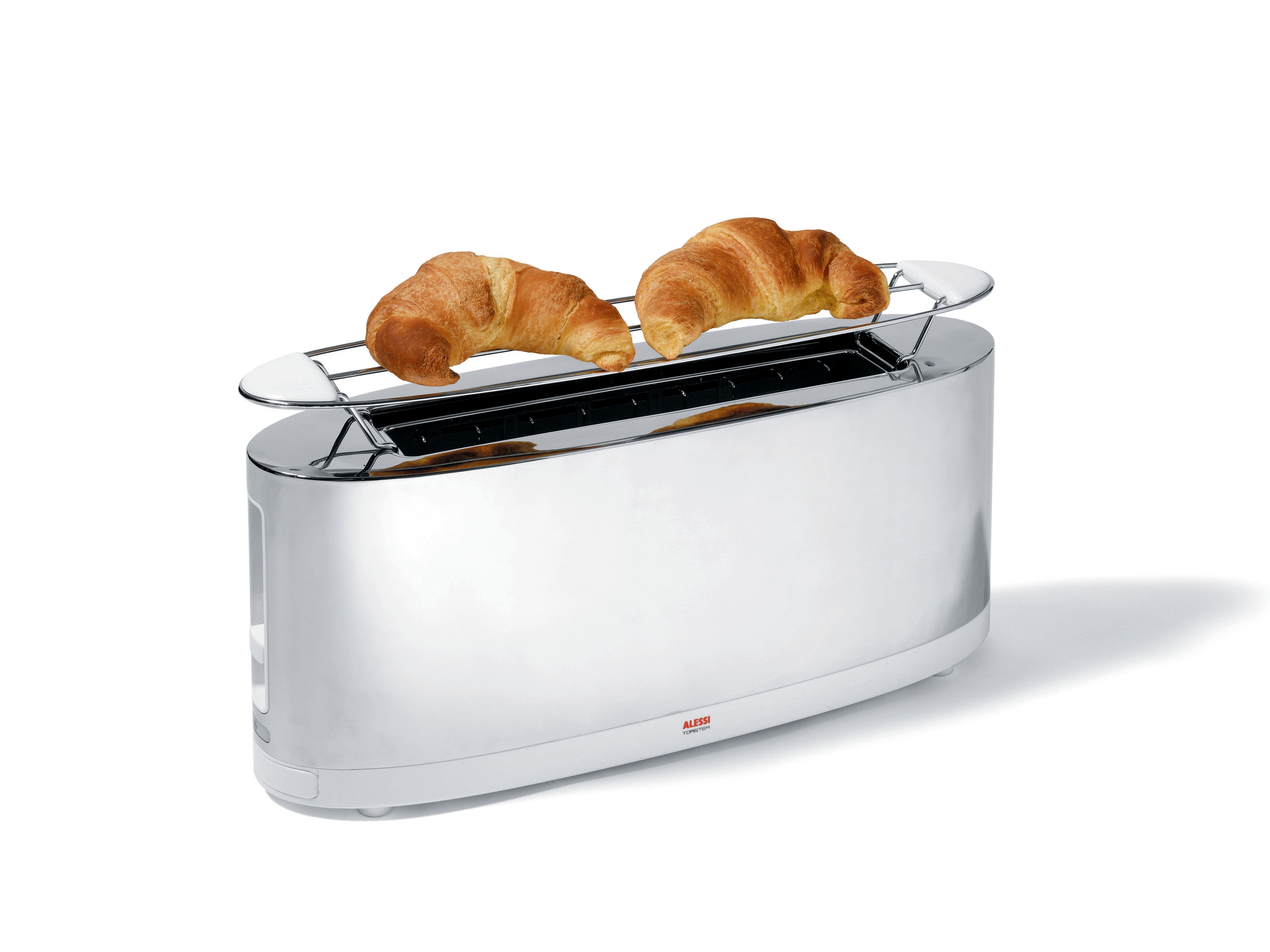 Alessi Toaster mit Brioche-Grillrosten, Weiß