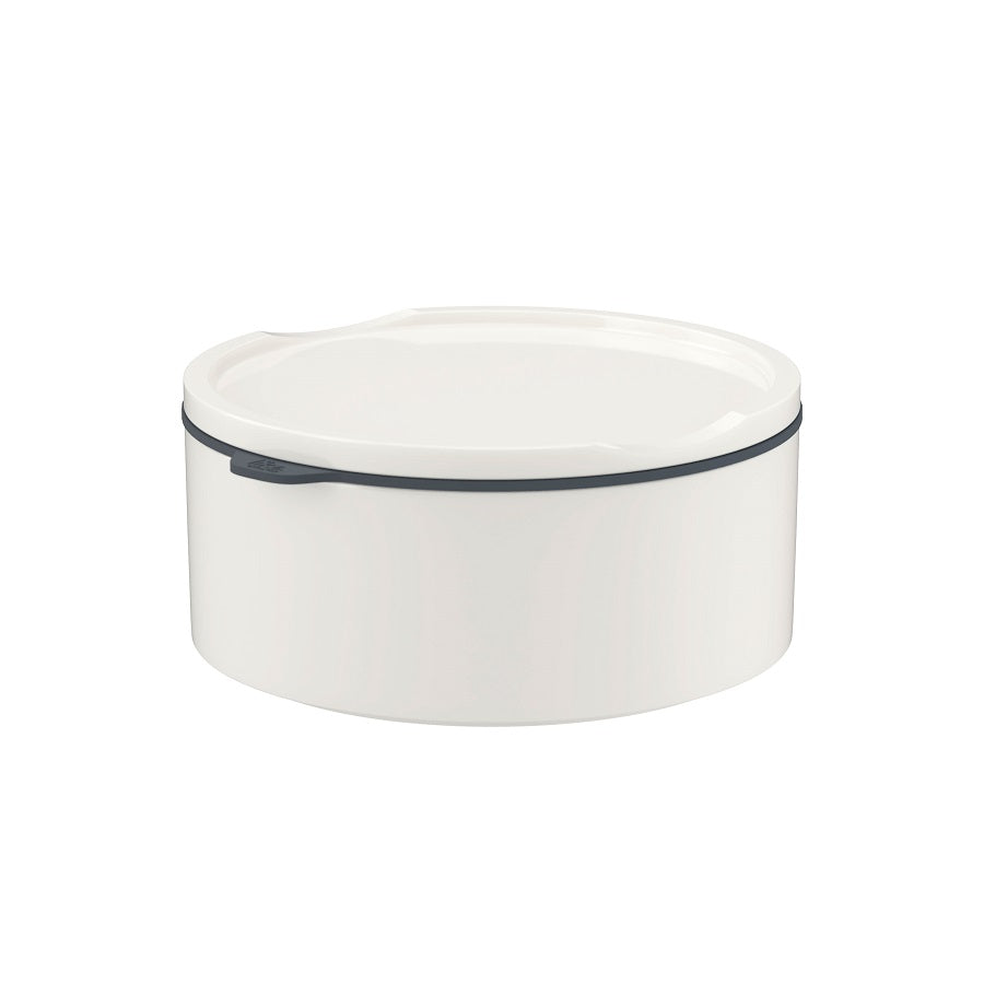 Likes. by Villeroy &amp; Boch ToGo&amp;ToStay lunchbox, 13x6cm, round, white