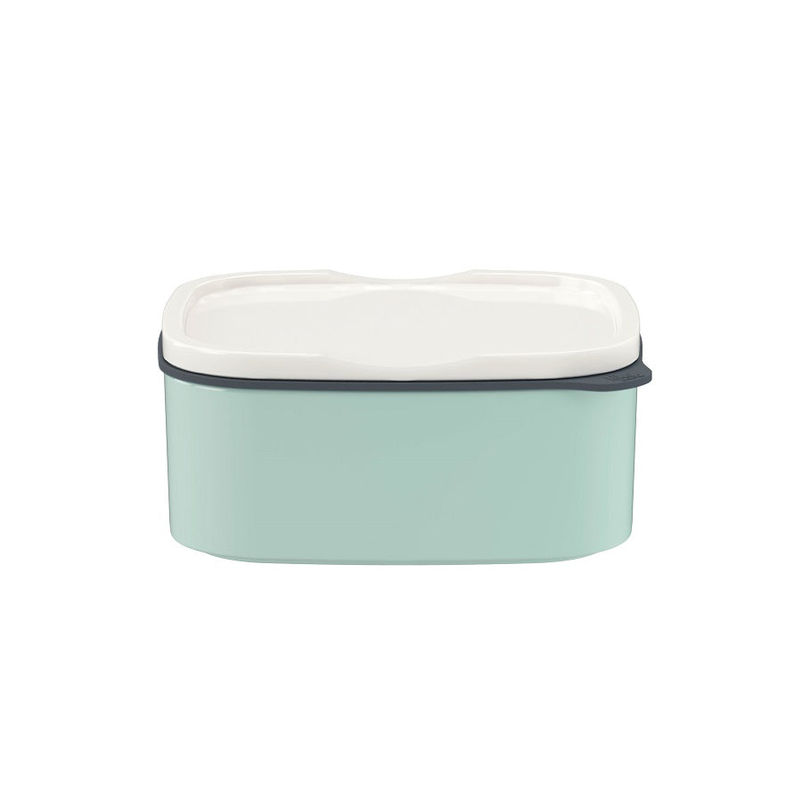 Likes. by Villeroy &amp; Boch ToGo&amp;ToStay lunchbox, 13x10x6cm, square, mint green