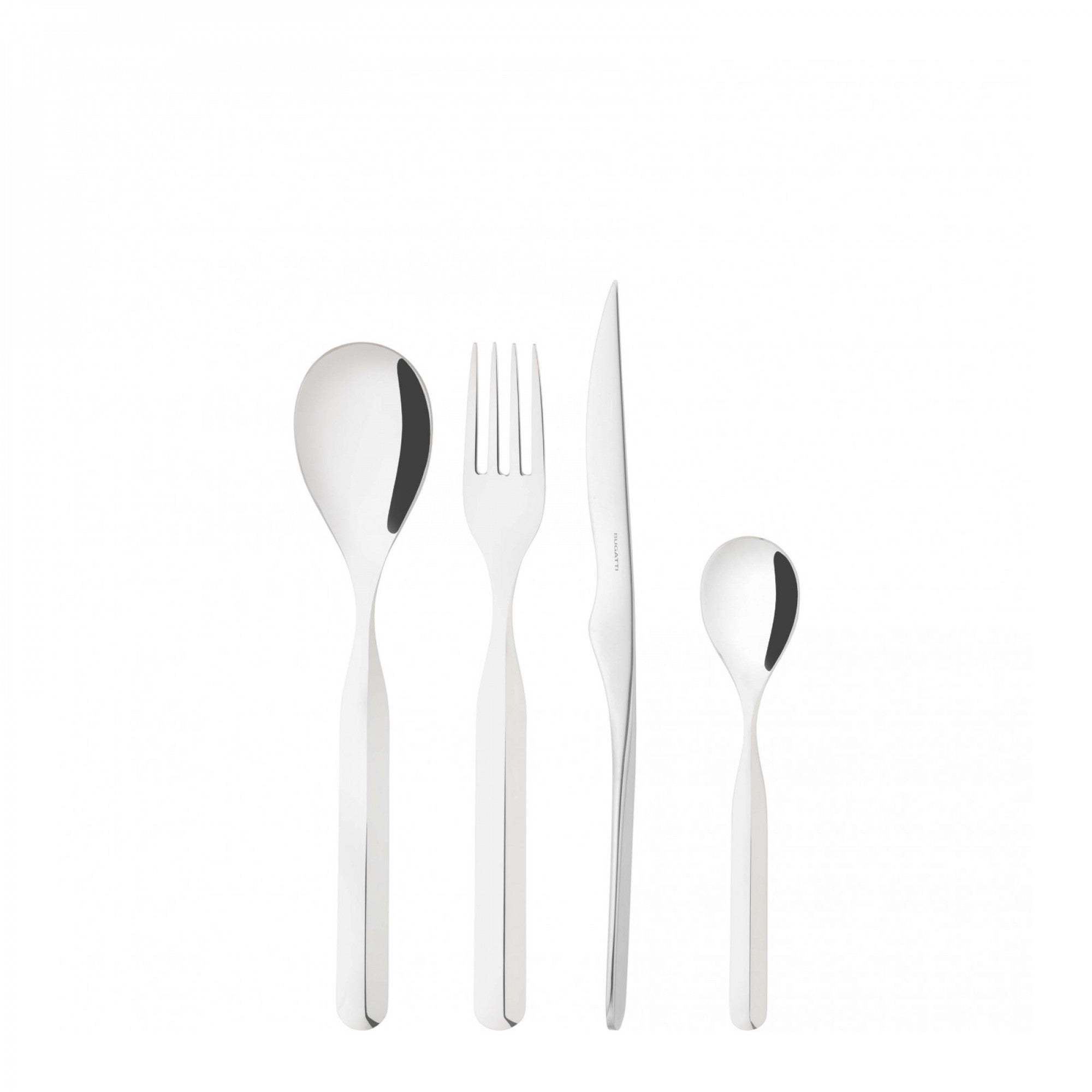 BUGATTI, Vidal, 24-piece cutlery set in 18/10 stainless steel
