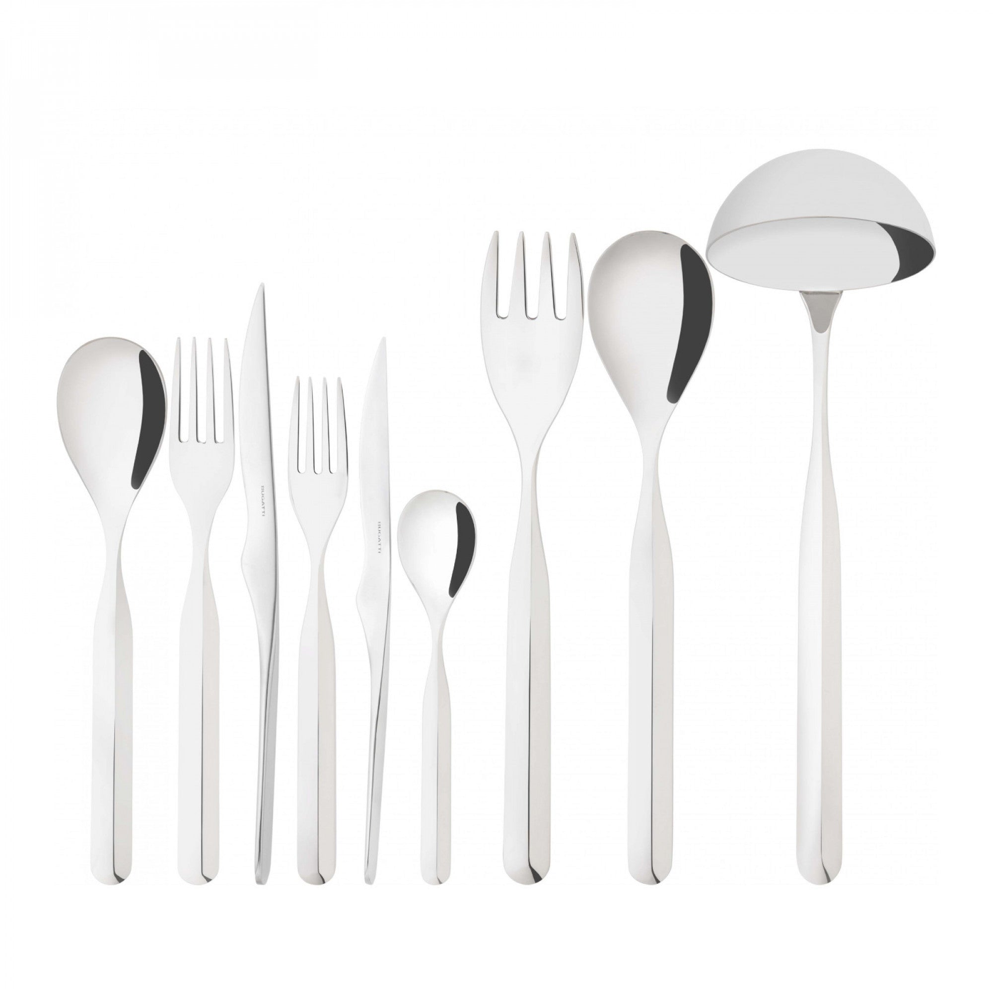BUGATTI, Vidal, 75-piece cutlery set in 18/10 stainless steel