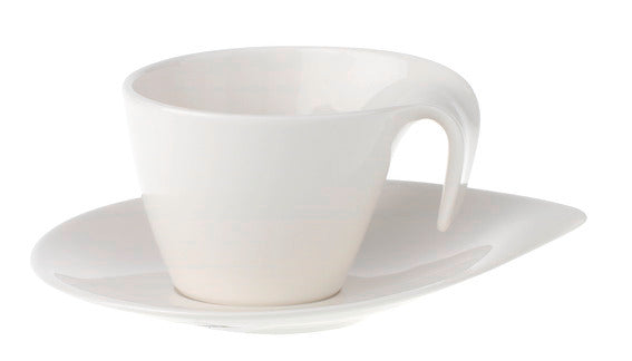 Villeroy &amp; Boch Flow espresso/mocha cup with saucer, set of 6 pieces