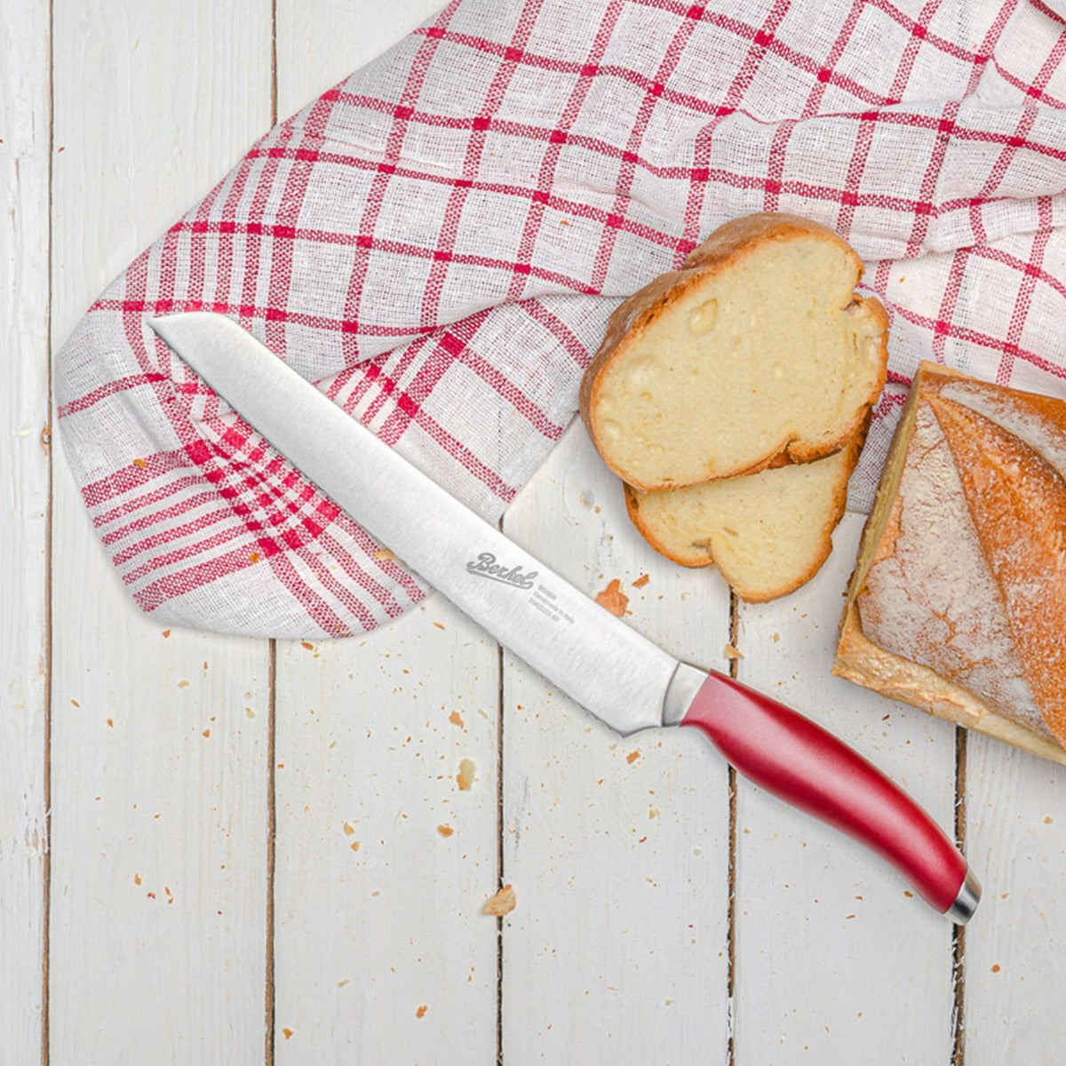 Berkel Teknica Bread knife 22 cm Red