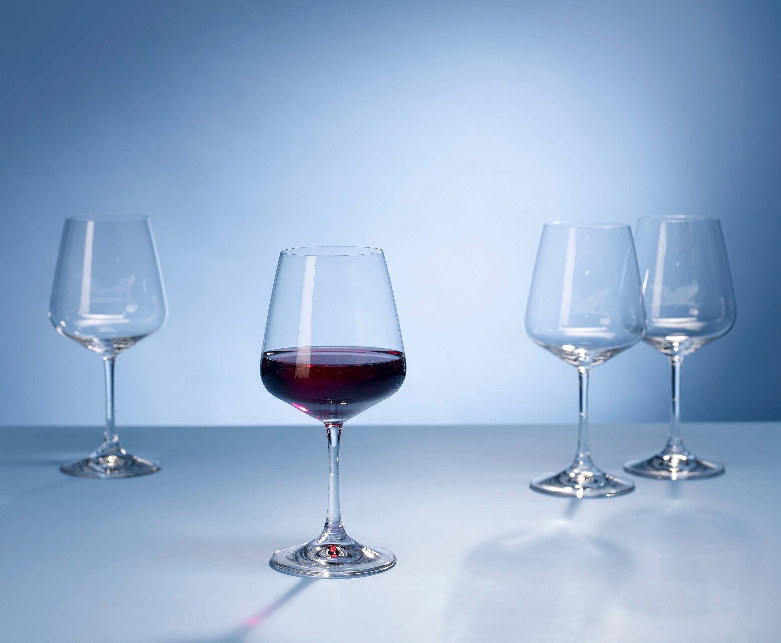 Villeroy &amp; Boch Ovid Red wine glasses. 4-piece set