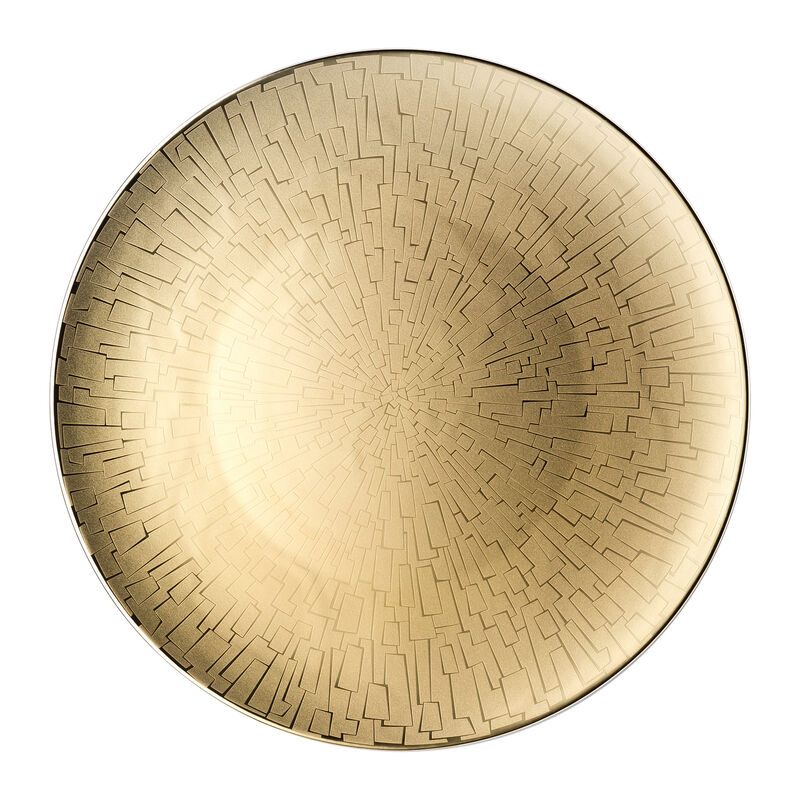 Rosenthal TAC Skin Gold Serving Plate, 33 cm