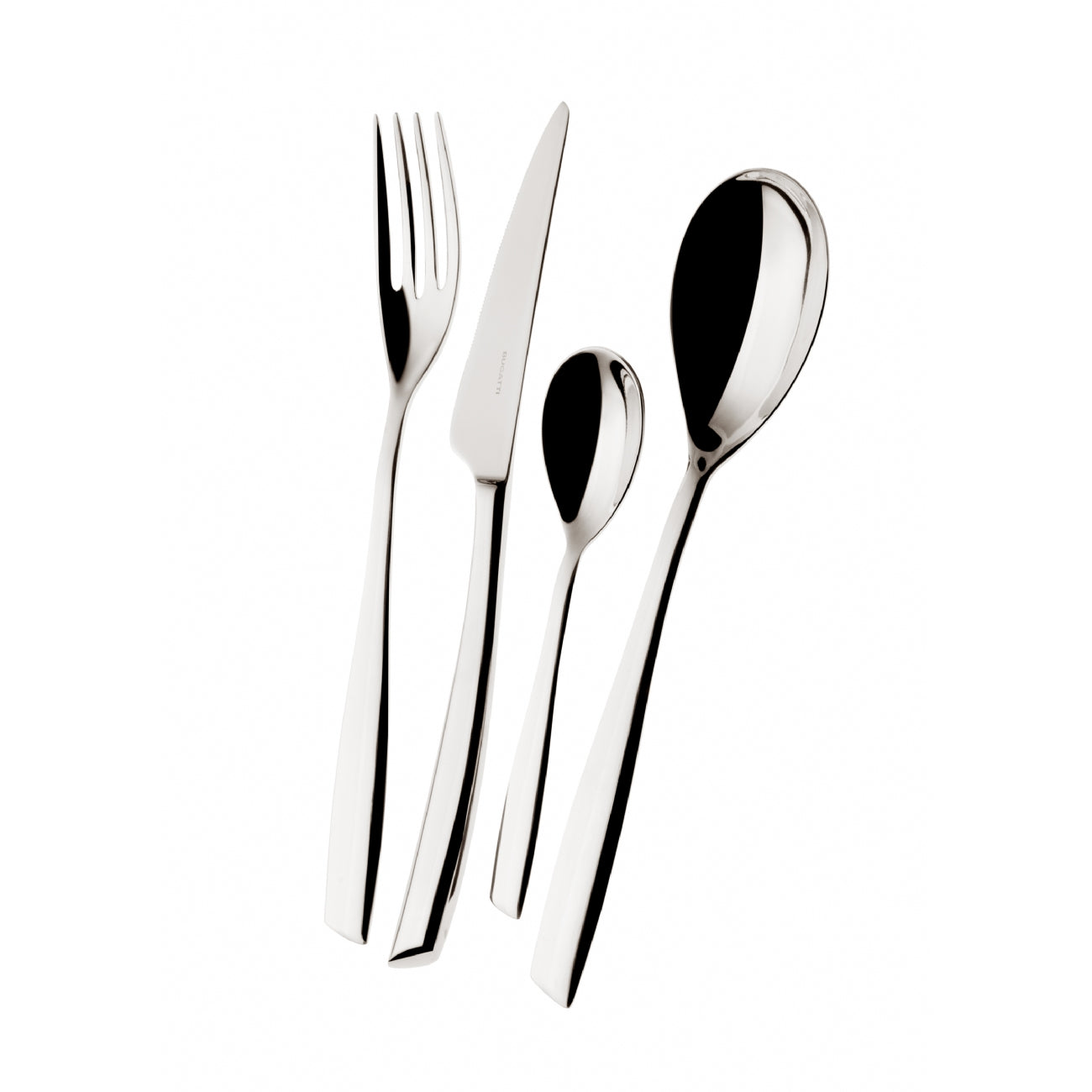 BUGATTI, Primula, 24-piece cutlery set in 18/10 stainless steel